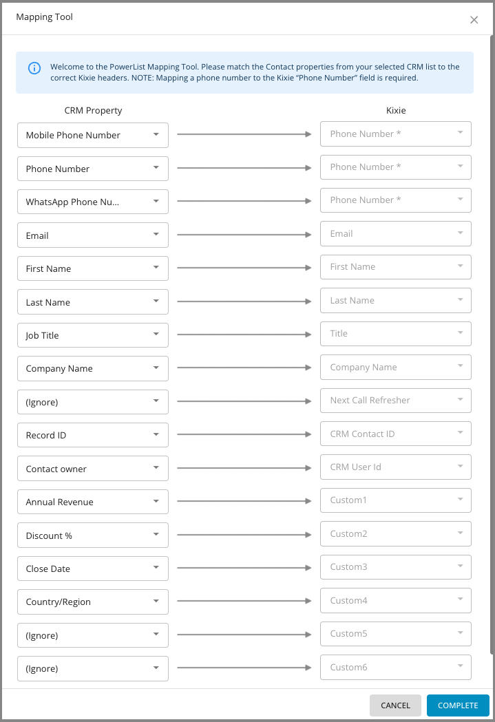 Mapping Tool
